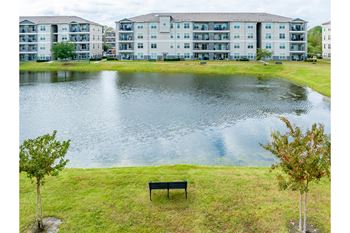 lake view at Retreat at Magnolia apartments